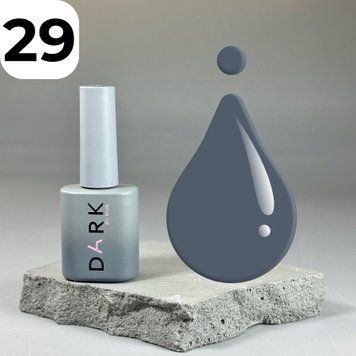Гель-лак DARK Gel Polish 029 (темно-графитный), 10 мл DGP2910 фото