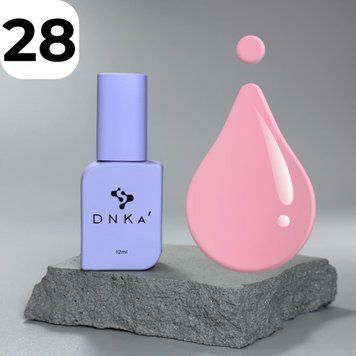 Гель-лак DNKa Gel Polish Color #0028 (персиково світло-рожевий), 12 мл GPDC0028 фото