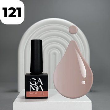 Гель-лак GA&MA Liquid pastel 121 Tulpan (бежевий), 10 мл 7700153 фото