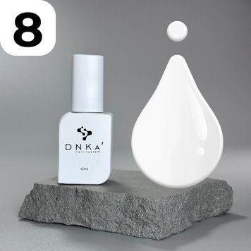 Жидкий гель DNKa Liquid Acrygel #0008 Eskimo (белый), 12 мл LAD0008 фото