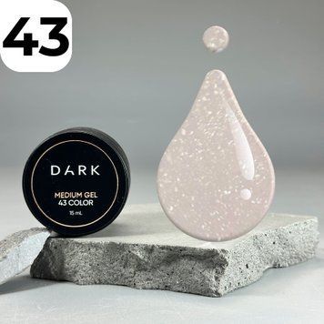 Гель-медиум DARK Medium Gel №43 (телесный с блестками), 15 мл DMG4315 фото