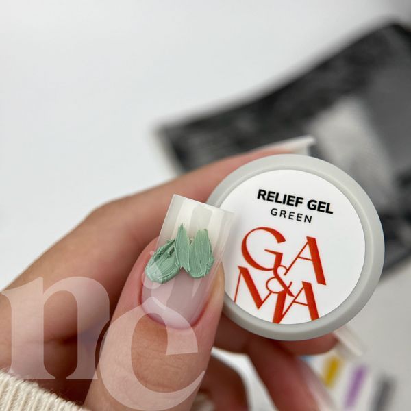 Гель-рельєф GA&MA Relief Gel Green (зелений), 5 г 7703011 фото