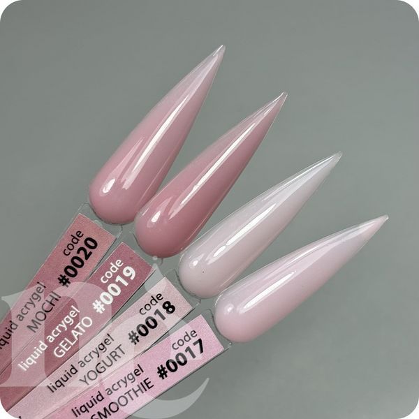 Рідкий гель DNKa Liquid Acrygel #0019 Gelato (рожево-молочний), 12 мл LAD0019 фото