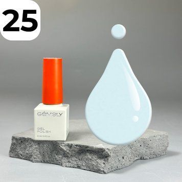 Гель-лак Gemely Max Color 025 (светло-бирюзовый), 6 мл 7704183 фото