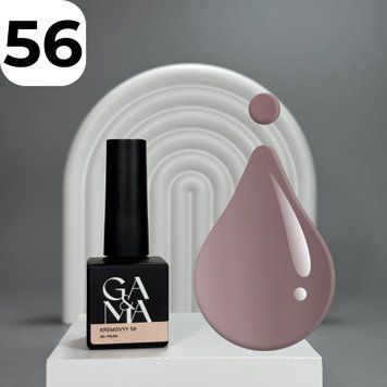 Гель-лак GA&MA Basic collection 056 kremovyy (кремовый), 10 мл 7700253 фото