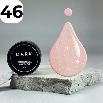 Гель-медиум DARK Medium Gel №46 (нюдовый с блестками), 15 мл DMG4615 фото