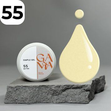 Симпл гель GA&MA Simple gel 055 Butter (сливочное масло), 15 мл 7703347 фото
