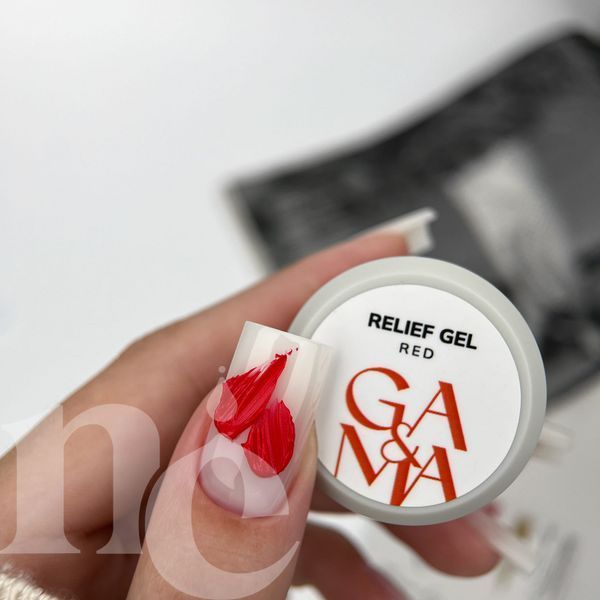 Гель-рельеф GA&MA Relief Gel Red (красный), 5 г 7703004 фото
