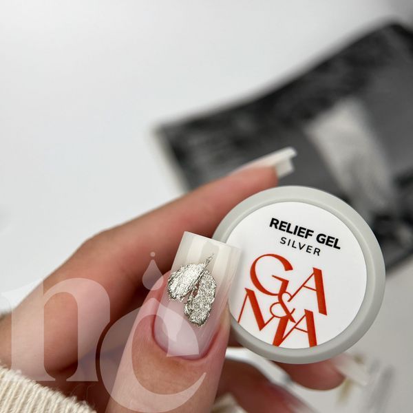 Гель-рельеф GA&MA Relief Gel Silver (серебряный), 5 г 7703006 фото Гель-рельеф GA&MA Relief Gel Silver (серебряный), 5 г 7703006 фото