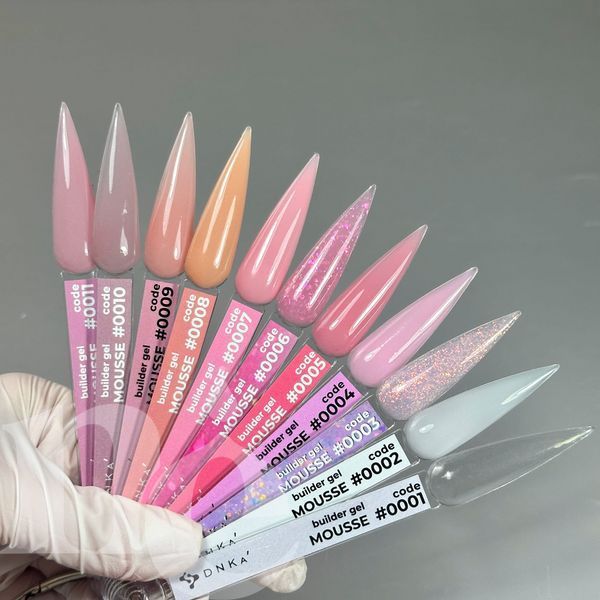 Гель DNKa Builder gel mousse #0001 (прозрачный), 15 мл FTBGM0001-15 фото