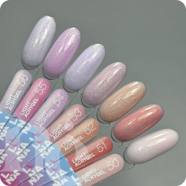 Жидкий гель Luna Light Acrygel №51 (розово-бежевый), 13 мл 249-2706 фото