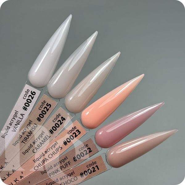 Жидкий гель DNKa Liquid Acrygel #0025 Tiramisu (светло-розовый), 12 мл LAD0025 фото