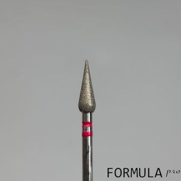 Фреза алмазная Formula Profi Premium капля красная, 4.0 мм Р104.261.514.040 фото