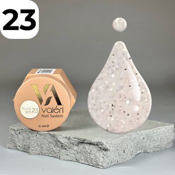 Рідкий гель Valeri Liquid Gel №023 (бежевий), 15 мл VLG15-23 фото