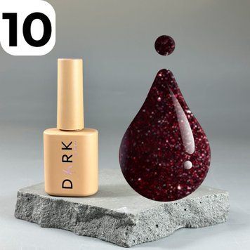Гель-лак DARK Gel Polish Night Cat 10 (бордовый), 6 мл DNightCat1006 фото