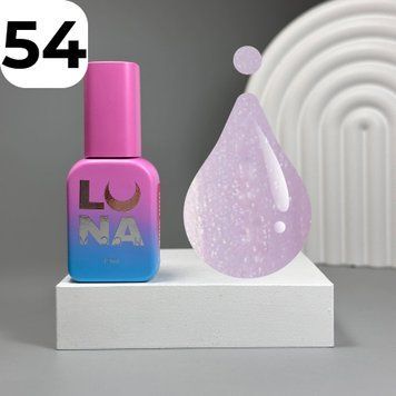 Рідкий гель Luna Light Acrygel №54 (ніжно-ліловий), 13 мл 249-2709 фото