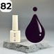 Гель-лак DARK Gel Polish 082 (темно-фіолетовий), 6 мл DGP8206 фото