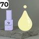Гель-лак DNKa Gel Polish Color #0070 (молочно-желтый), 12 мл FTGPDC0070-7 фото
