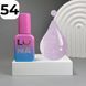 Рідкий гель Luna Light Acrygel №54 (ніжно-ліловий), 13 мл 249-2709 фото