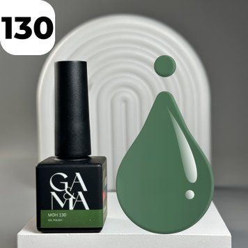 Гель-лак GA&MA Autumn collection 130 Moh (оливковий), 10 мл 7700491 фото