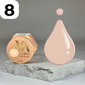 Гель Valeri Builder gel №08 (светло-коричневый), 15 мл VBG-008 фото