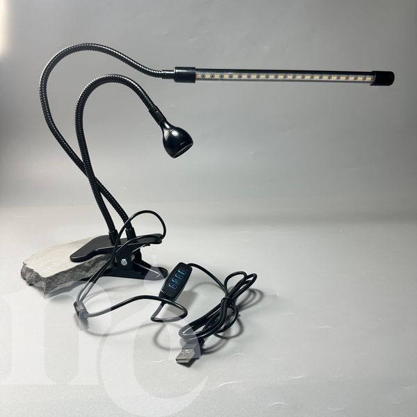 Лампа настольная 2в1 USB (LED и УФ фонарик) Black NC28726 фото