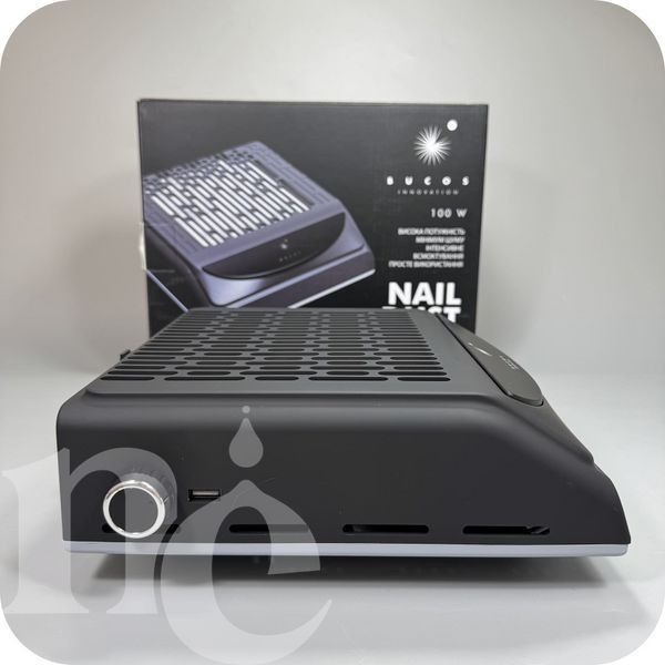 Вытяжка для маникюра BUCOS Cyclone V2 с фильтром НЕРА 100W GRAPHITE NC-674773 фото