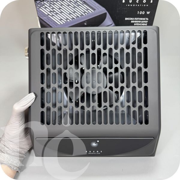 Вытяжка для маникюра BUCOS Cyclone V2 с фильтром НЕРА 100W GRAPHITE NC-674773 фото