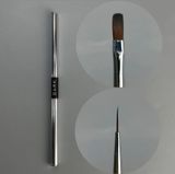 Пензлик двосторонній DARK лайнер 10 мм + заокруглений гель 12 мм DBrush12 фото