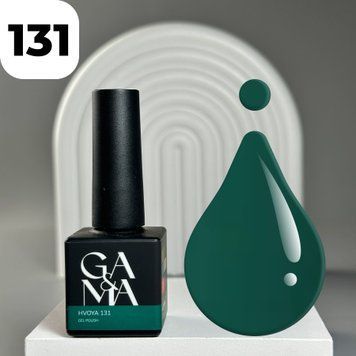 Гель-лак GA&MA Autumn collection 131 Hvoya (зелений), 10 мл 7700492 фото