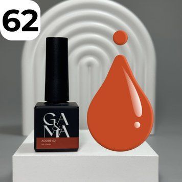 Гель-лак GA&MA Pantone collection 062 аdobe (терракотовый с оранжевым подтоном), 10 мл 7700323 фото
