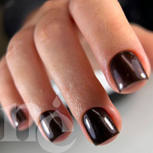 Гель-лак DARK Gel Polish 113 (бордово-сливовый с блестками), 10 мл DGP11310 фото