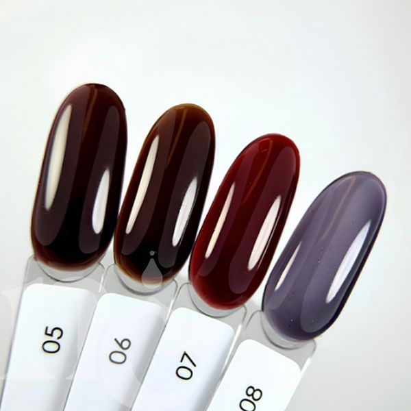 Вітражний гель-лак DARK Gel Polish Vitrage 07 (темно-червоний), 6 мл DVitrage07 фото