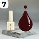 Витражный гель-лак DARK Gel Polish Vitrage 07 (темно-красный), 6 мл DVitrage07 фото