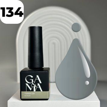 Гель-лак GA&MA Autumn collection 134 Tuman (сірий), 10 мл 7700495 фото