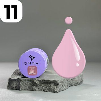 Гель DNKa Builder gel mousse #0011 (нюдовий), 15 мл FTBGM0011-15 фото