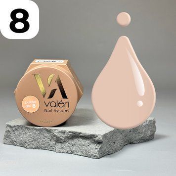 Гель Valeri Builder gel №08 (светло-коричневый), 30 мл VBG30-008 фото