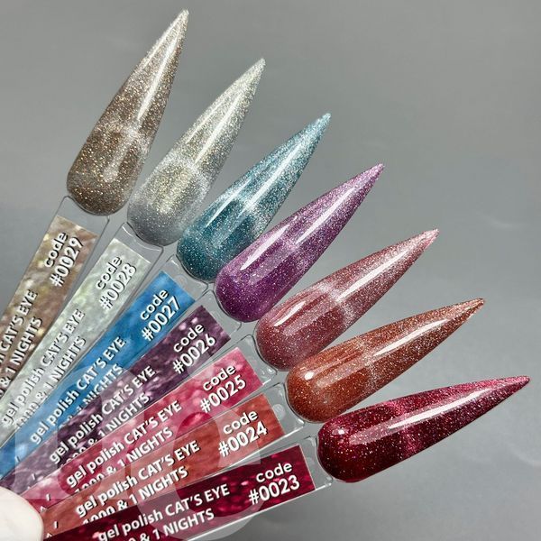 Гель-лаки DNKa Gel Polish Cat`s Eye 1000 & 1 NIGHTS HEMA/ TPO Free #0023 (красный), 12 мл FTCGP0023 фото