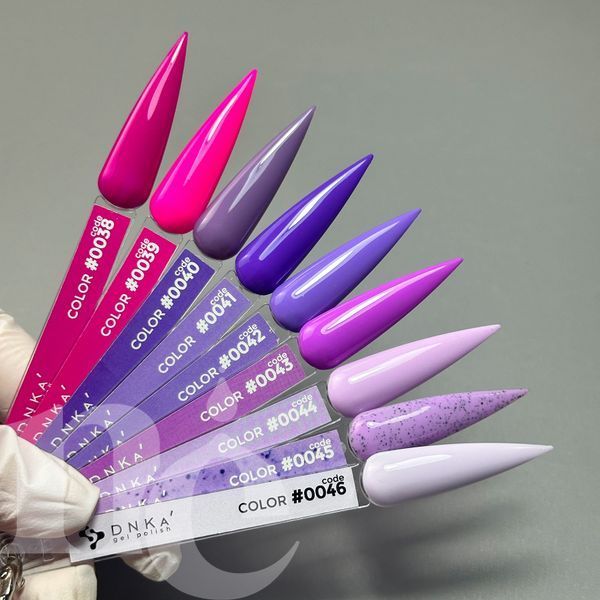 Гель-лак DNKa Gel Polish Color #0040 (серо-фиолетовый), 12 мл GPDC0040 фото