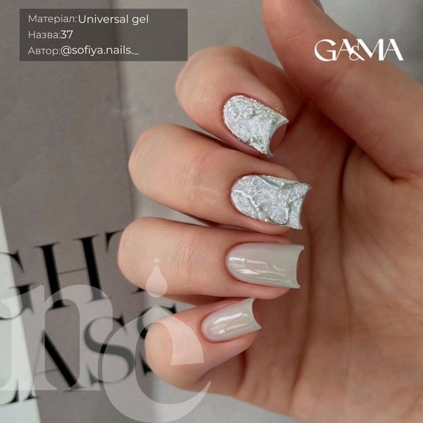Универсальный гель GA&MA Universal Gel 037 (молочно-серый), 15 мл 7702595 фото