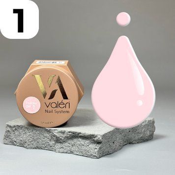 Гель Valeri Builder gel №01 Nude (нежно-розовый), 30 мл VBG30-001 фото