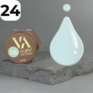 Гель Valeri Builder gel №24 (м'ятний). 15 мл NVBG-024 фото