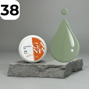 Універсальний гель GA&MA Universal Gel 038 (молочно-зелений), 15 мл 7702597 фото