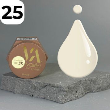 Гель Valeri Builder gel №25 (вершкове масло), 15 мл NVBG-025 фото