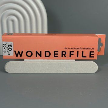 Клеевые файлы тонкие Wonderfile 160х18мм 180 грит 50 шт WFG160-180 фото