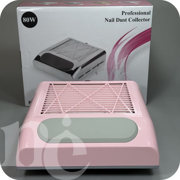 Витяжка для манікюру з НЕРА фільтром SIMEI 858-8, 80W PINK NC-76523 фото