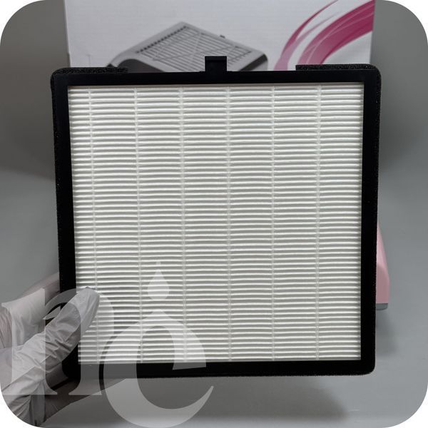 Витяжка для манікюру з НЕРА фільтром SIMEI 858-8, 80W PINK NC-76523 фото