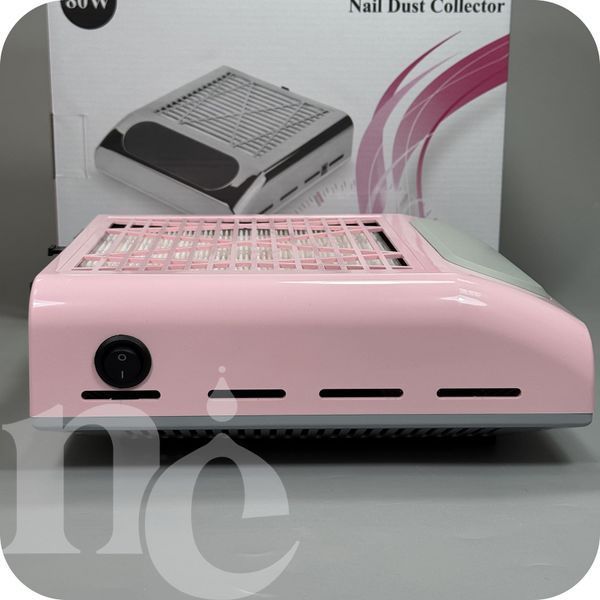 Витяжка для манікюру з НЕРА фільтром SIMEI 858-8, 80W PINK NC-76523 фото