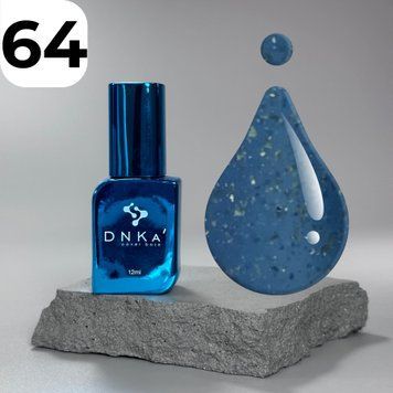 Цветная база DNKa Cover Base #0064 Aquamarine (аквамарин сине-зелёный), 12 мл DNKA0064 фото