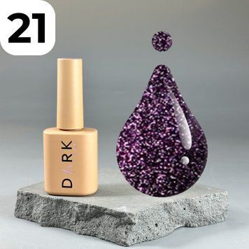 Гель-лак DARK Gel Polish Cat Eye 21 (сливовий), 6 мл DCateye2106 фото